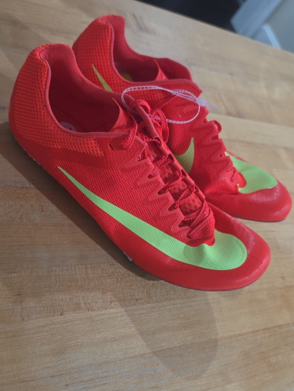 Nike Men’s Zoom Rival Bright Crimson Lime Blast Size 13
